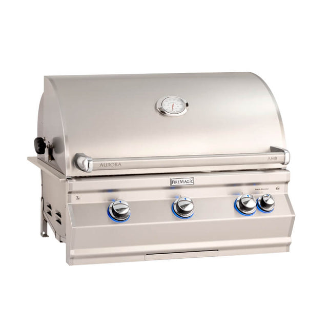 Fire Magic Aurora A540I 30-Inch Built-In Grill with Rotisserie Kit & Infrared Burner