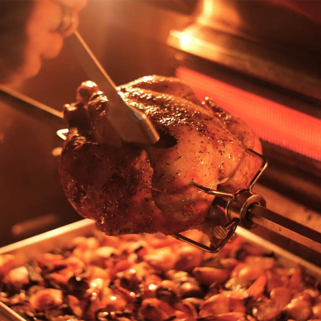 Fire Magic Echelon Diamond E660i 30 Inch Built-In Gas Grill w/ Analog Thermometer, Magic View Window, & Rotisserie