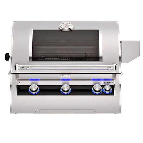 Fire Magic Echelon Diamond E660I 30-Inch Freestanding Gas Grill w/ Analog Thermometer, Magic View Window, & Rotisserie