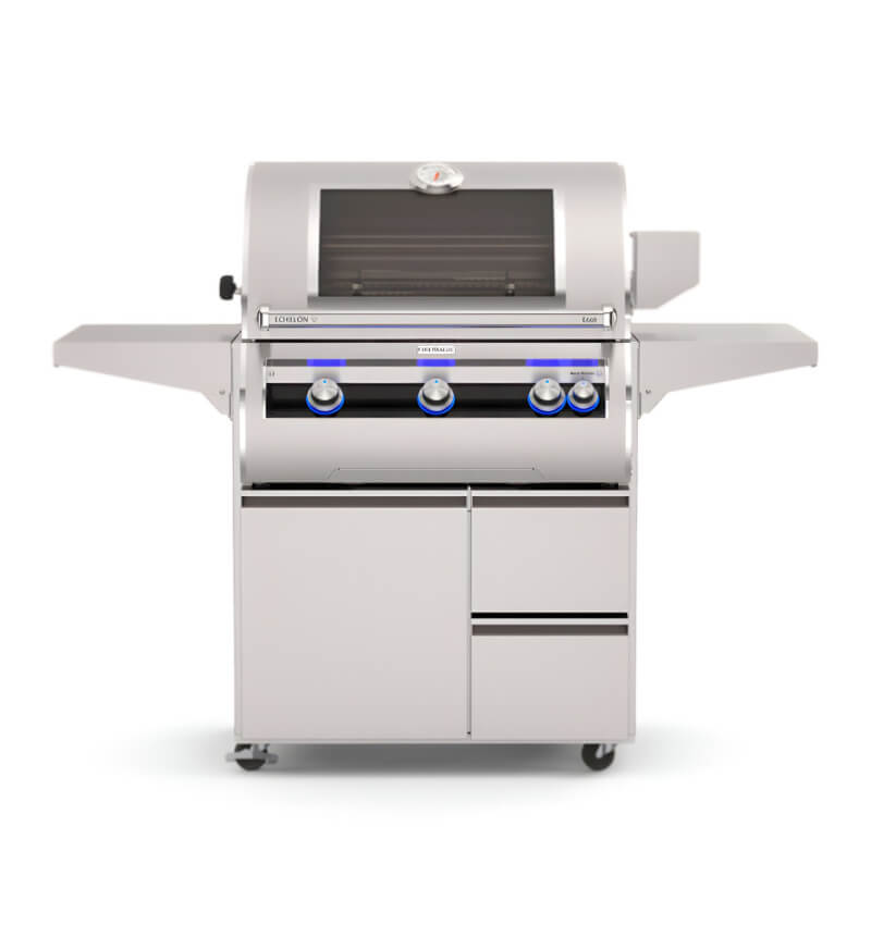 Fire Magic Echelon Diamond E660I 30-Inch Freestanding Gas Grill w/ Analog Thermometer, Magic View Window, & Rotisserie