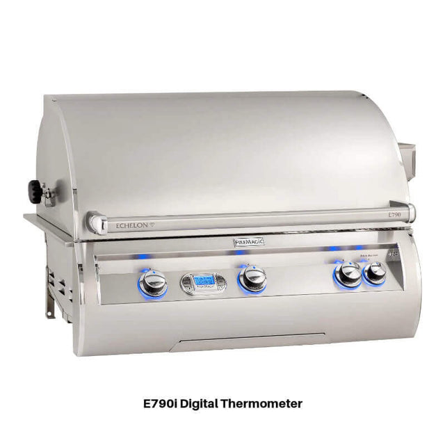 Fire Magic 790 Contemporary Grill Island With Double Drawer - ID790-SMD-115BA