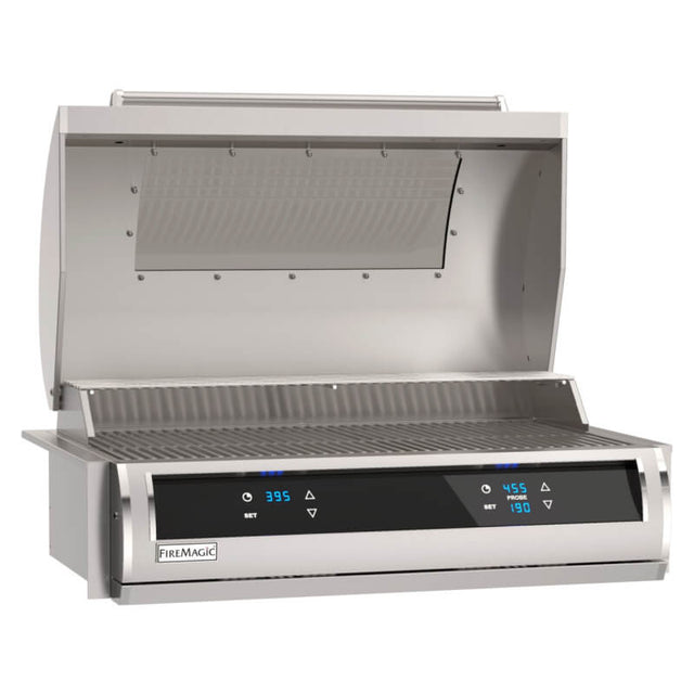 Fire Magic Electric EL500 31-Inch Electric Post Mount Grill w/ Dual Touchscreen Control, Digital Timer, Bluetooth & Magic Window