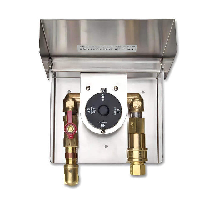 Fire Magic Gas Connection Box with 1-Hour Timer & Quick Disconnect - 5521-01T