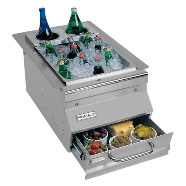 Fire Magic Ice Bin Cooler Bar Caddy - 1D-S0
