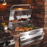 Fire Magic Legacy 24-Inch Built-In Smoker Charcoal Grill | 12-SC01C-A