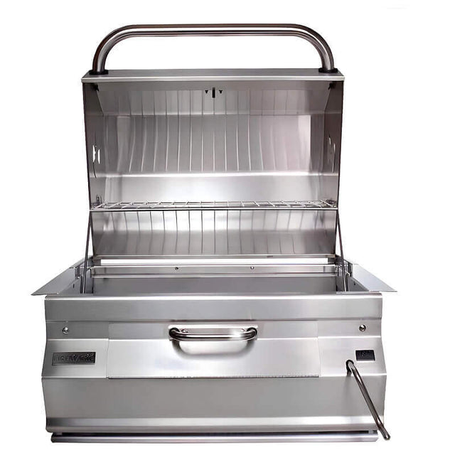 Fire Magic Legacy 24-Inch Charcoal Grill On In-Ground Post | 22-SC01C-G6