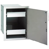Fire Magic Premium Flush 14-Inch Enclosed Cabinet Storage With Drawers - 53820SC