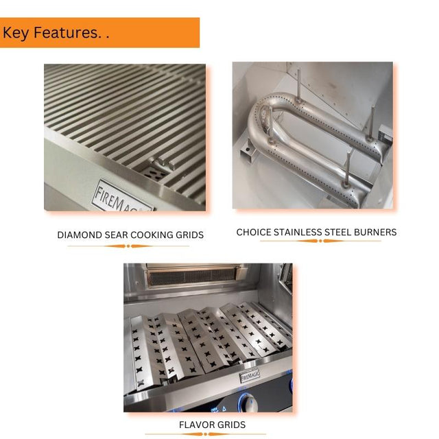 Fire Magic 30" Choice C540i Built-In Gas Grill