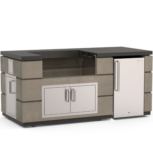 Fire Magic Contemporary Outdoor Kitchen Island Bundle for Gourmet Griddle