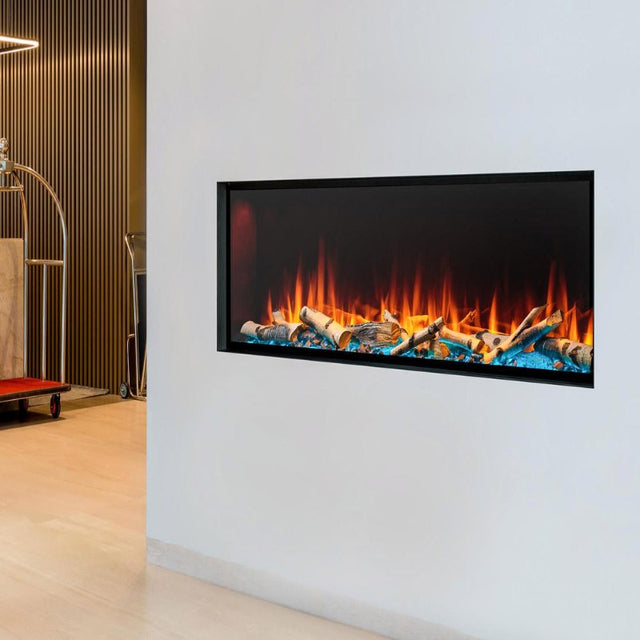 Simplifire Forum 43" Outdoor Linear Electric Fireplace | SF-OD43