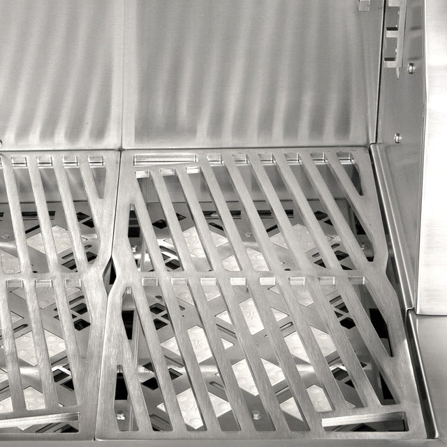 Hestan | 36” Gas Grill with Rotisserie on a Double Door Tower Cart