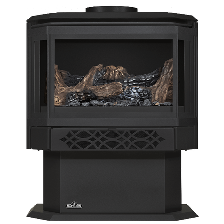 Napoleon Haliburton GDS28 gas stove - metallic black door