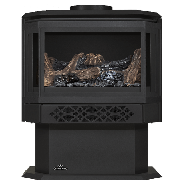 Napoleon Haliburton GDS28 gas stove - metallic black door