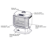 Napoleon Havelock GDS50 gas stove - venting dimensions
