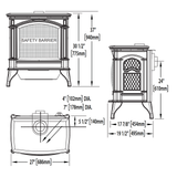 Napoleon Knightsbridge GDS60 gas stove - dimensions