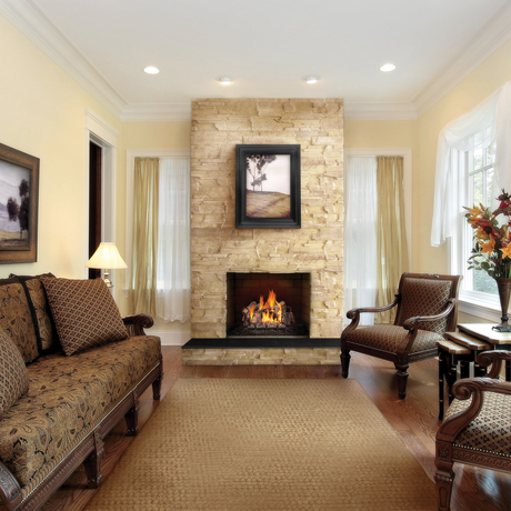 Napoleon Fiberglow 18 vented gas log set