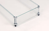 The Outdoor GreatRoom Glass Wind Guard Replacement Glass Panel - Square / Rectangular / Linear