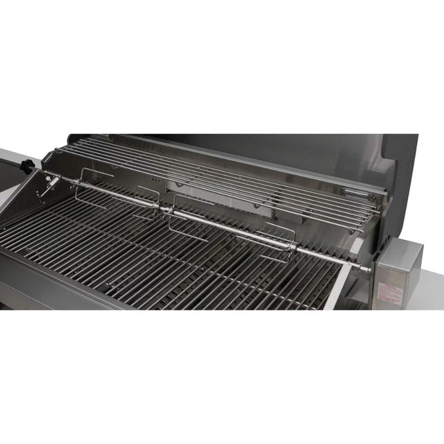 Mont Alpi MAi805-BSSBEV Black, Propane 6-Burner Island with Beverage Center