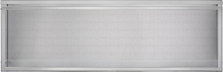 Napoleon Galaxy 62 outdoor gas fireplace with stainless steel screen kit