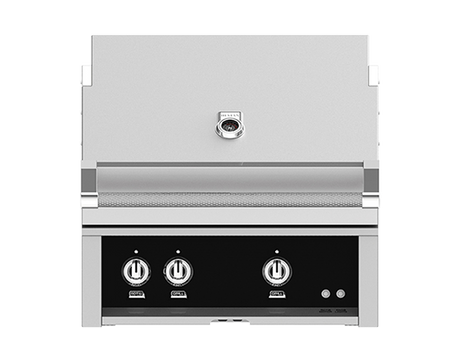 Hestan 30-Inch Built-In Natural Gas Grill W/ 2 Trellis Burners & Rotisserie - GABR30-NG