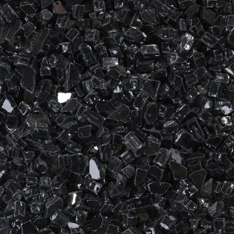 Superior CRSHGL-RBLK Reflective Black crushed glass media