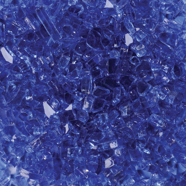 Superior CRSHGL-RBLU Reflective Blue crushed glass media