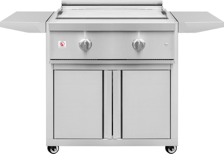 Summerset Pro Series Gas Griddle with Cart - griddle surface detail