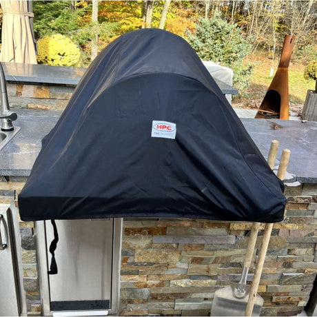 HPC Fire Black Vinyl Cover for Villa Series Built-In Outdoor Pizza Oven