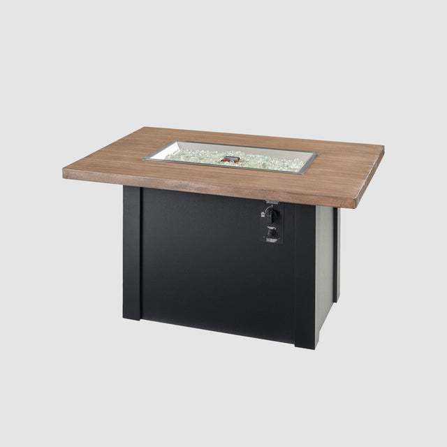 The Outdoor GreatRoom Havenwood Rectangular Gas Fire Pit Table 44"