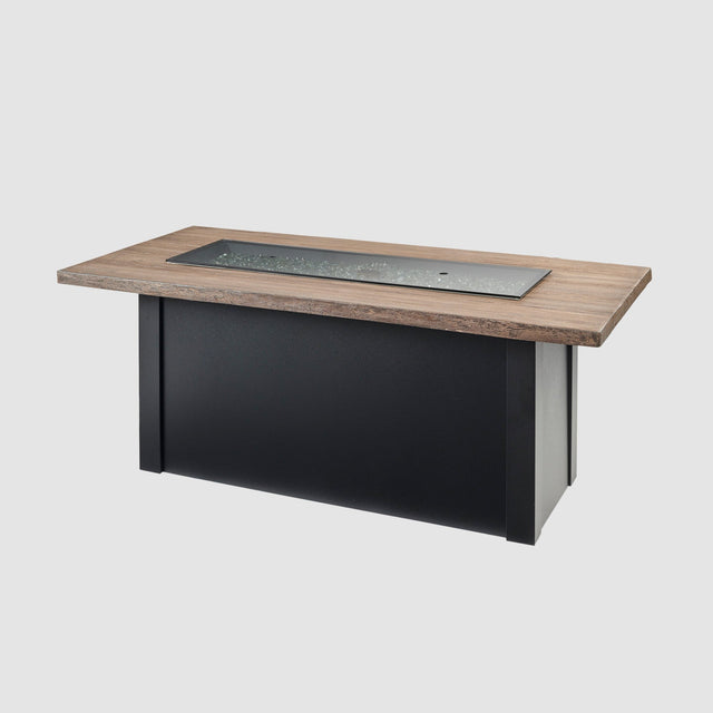 The Outdoor GreatRoom Havenwood Linear Gas Fire Pit Table 62"