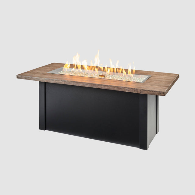 The Outdoor GreatRoom Havenwood Linear Gas Fire Pit Table 62"
