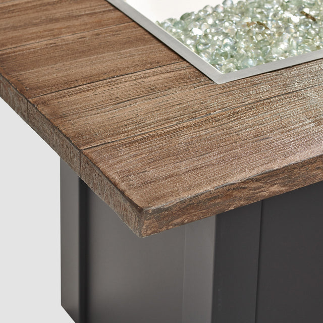 The Outdoor GreatRoom Havenwood Linear Gas Fire Pit Table 62"
