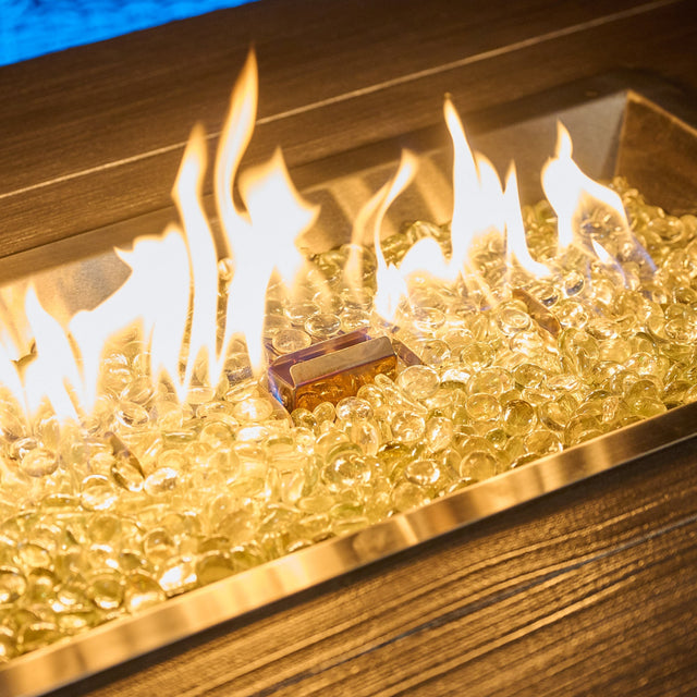 The Outdoor GreatRoom Havenwood Rectangular Gas Fire Pit Table 44"