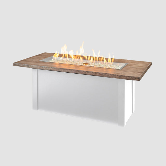 The Outdoor GreatRoom Havenwood Linear Gas Fire Pit Table 62"