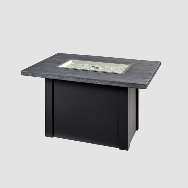 The Outdoor GreatRoom Havenwood Rectangular Gas Fire Pit Table 44"