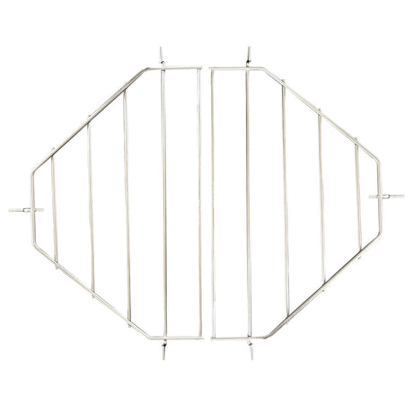 Primo charcoal heat deflector and drip pan racks