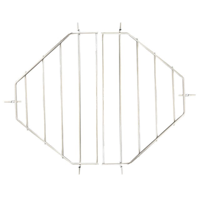 Primo charcoal heat deflector and drip pan racks