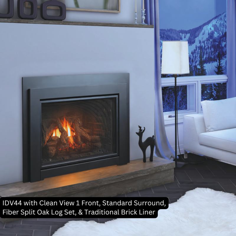 Kingsman IDV44 44" Direct Vent Fireplace Insert