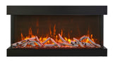 Amantii Tru-View Extra Tall Lumina 60" 3-Sided Electric Fireplace