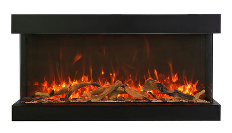 Amantii Tru-View Extra Tall Lumina 60" 3-Sided Electric Fireplace