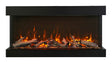 Amantii Tru-View Extra Tall Lumina 60" 3-Sided Electric Fireplace