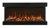 Amantii Tru-View Extra Tall Lumina 60" 3-Sided Electric Fireplace
