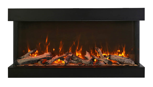 Amantii Tru-View Extra Tall Lumina 60" 3-Sided Electric Fireplace