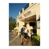 Infratech C-Series 33-Inch Single Element 120 Volt, 1500 Watt, 12.5 Amp Outdoor Heater in White - C1512WH