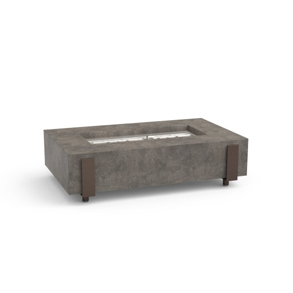 American Fyre Designs Iron Saddle Firetable Outdoor Gas Fire Pit
