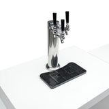 Mont Alpi MAi400-D90KEGFC Propane 4-Burner Deluxe Island with 90-Degree Corner, Kegerator & Fridge Cabinet