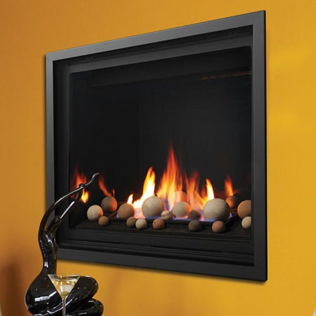 Media Options for Kingsman ZCV39 Direct Vent Gas Fireplace