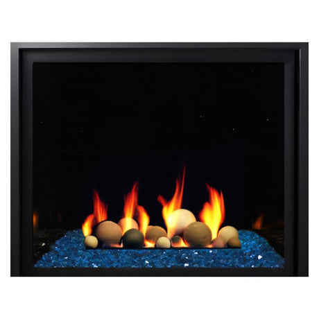 Media Options for Kingsman ZCV39 Direct Vent Gas Fireplace