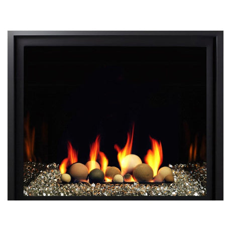 Media Options for Kingsman ZCV39 Direct Vent Gas Fireplace