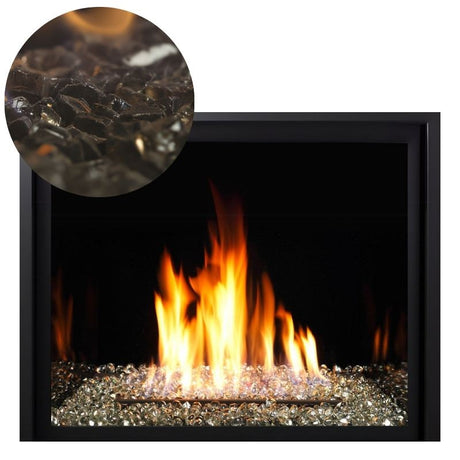 Media Options for Kingsman ZCV39 Direct Vent Gas Fireplace